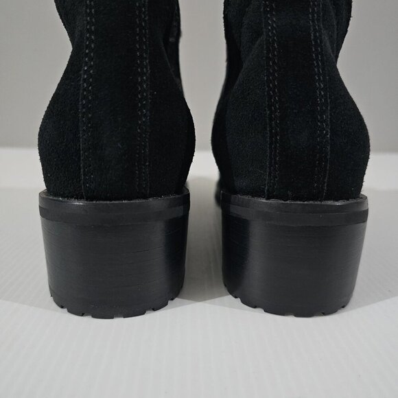 NEW Blondo Sandra Ankle Bootie Womens 7 Black Suede Waterproof Chelsea Winter - Picture 7 of 13